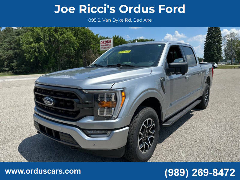 2023 Ford F-150 XLT 4x4 4dr SuperCrew 5.5 ft. SB in Silver — front three-quarter view