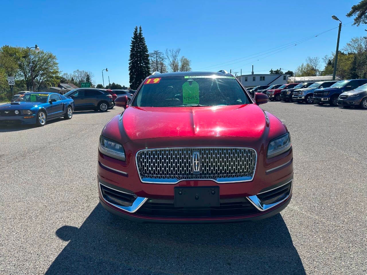 2019 Lincoln Nautilus — interior view